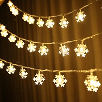 Festival festoons Spring Festival outdoor small decoration string light New Chinese New Year led home discoloration lamp string waterfall watercolor ribbon