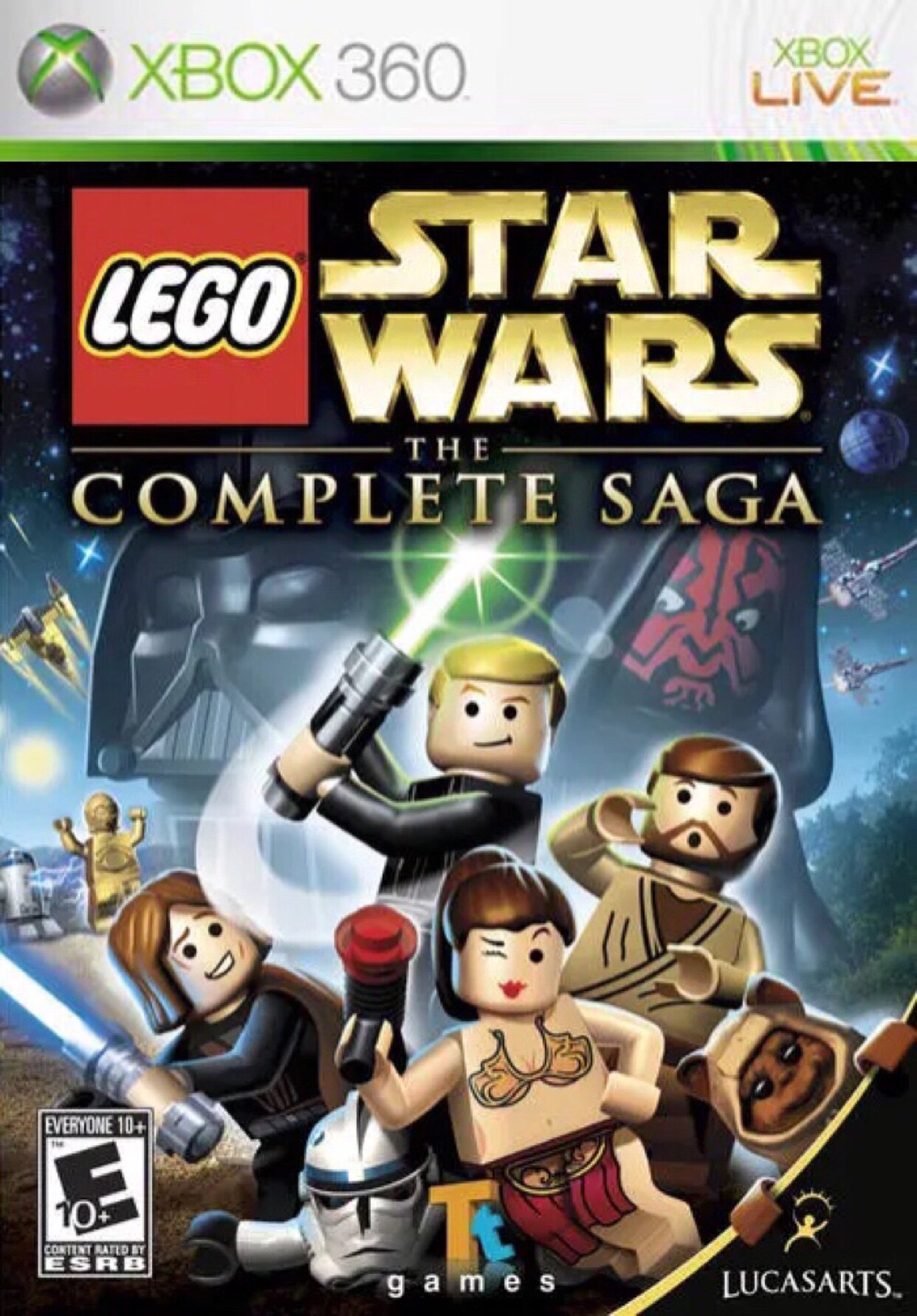 XBOX360 Game Disc Lego Star Wars 1 Complete Legend (5 starting 6 SF)