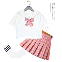 Girl jk uniform 11 years old middle school child 12 years old College Style 10 primary school students 13 summer 9 children pleated skirt set 8