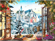 Spot 3D-JP Plastic Plane Puzzle Dominic Davison Fairy Tale Castle 1200 pieces