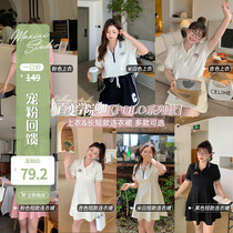 (Pet feedback 8% off to 79 2 yuan) Return short sleeve T-shirts minimal leisure polo shirts