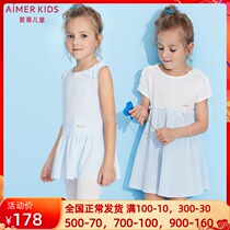 Adore Children Official Girl Girl Student Baby Summer Cotton Vest Skirt Short Sleeve Dress