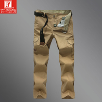  Spring and summer military pants mens pants casual pants mens loose straight military pants overalls mens long pants