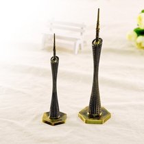 Guangzhou Tower Model Pendulum Pieces Modern Minimalist Zinc Alloy Home Decoration Products Birthday Gift Tourism Souvenir Gifts
