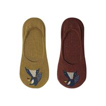 Song Yongxia four season ladies boat socks printed breathable anti-fall shallow socks cotton casual versatile thin invisible socks