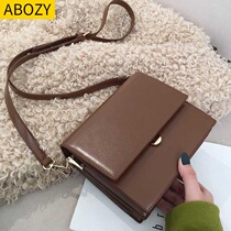 Bag vintage crossbody female English-style literary bag girl heart ins Mori small bag female simple fashion