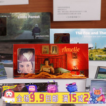 Creative movie film Handbook pet transparent sticker retro hand account decoration material tool sticker phone case sticker