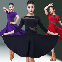 baysa Latin dance table performance competition practice uniform adult female spring and summer new just ballroom dance dress