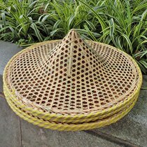 Ink Lijiang beauty hat Bamboo hat performance Red Army dance props decoration Lamp cover Farmhouse hotel back