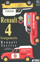 ebbro 1 24 the SQL statements are run and returned results are assembled model Renault 4 Fourgonnette Service Car 25012