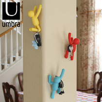 umbra creative decoration hook Fashion wall hanging clothes hook American Jane about bedroom Xuanguan clothes hat in door wall-mounted
