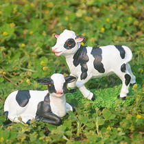 Horticultural Bonsai Decorations Cows Pendulum Pieces Home Bull Models Animal Sculptures Resin Handicraft Yard VIEW