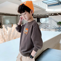 Boys vests autumn models 2020 new Chinese big children spring and autumn coat tide children handsome base shirt foreign style Korean version