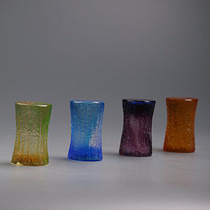 Glazed cover creative kung fu tea set accessories small hand cover tool cover Bowl accessories