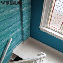 German original imported wallpaper French modern minimalist Nordic dark flowers retro living room bedroom background Villa wallpaper