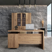 Senhostages staff desk computer table and chairs combination single desk upscale creative work position office furniture