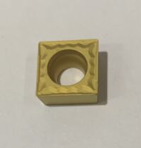 CNC blade outer circle inner hole lathe tool single-sided blade SCMT09T3 square small blade processing steel parts