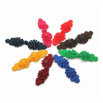 Disc buckle button retro clothes Chinese double-layer chrysanthemum handmade rope ethnic baby Tang suit cheongsam button female