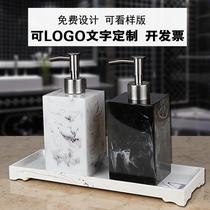 hand sanitizer bottle creative hotel marble wash shampoo
