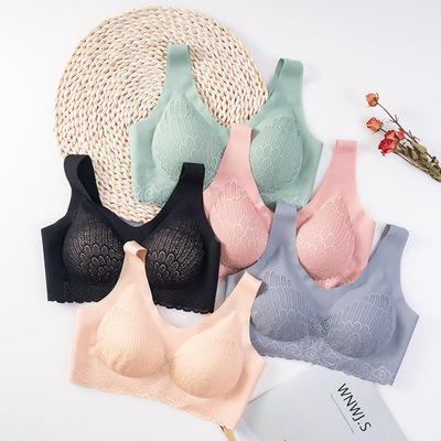 泰国天然乳胶聚胸无钢圈内衣文胸