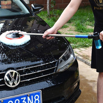 Car wash brush with flushing spray car wash mop water spray special brush Household car brush soft hair