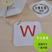Open iron ring puncher book ring card ring zKyzdmfreN book buckle binding ring