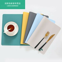 Primary school placemats 40x60 large silicone table mats for childrens Western placemats anti-scalding household waterproof and oil-proof insulation mats