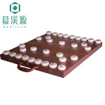 Muxiyuan high-grade Afghan white jade chess gifts to send friends and relatives to the elders