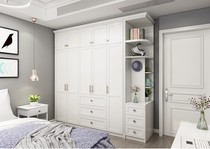 European-style wardrobe assembly five-door six-door wardrobe combination whole wardrobe modern minimalist economy locker fixed