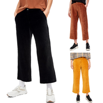 Eurocode Ladies Dès Casual Pants Broadlegged Pants Rough Suede Spring Style Boots Pants Wide Leg Pants