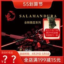 DAWA Da 100 million Watt Fire Lizard Road Subpole Suit Afar with Straight shank Micromatter Dawa Teething Bass and Mouth Worm Rod