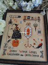 Cross stitch heavy drawing source file CB-Halloween