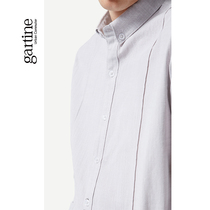 Satiny long sleeve mens shirt spring new trends cotton linen casual Korean version of the yuppie handsome business tooling man