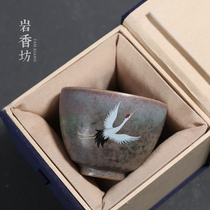 Yanxiangfang kiln becomes ceramic master cup Kung Fu tea set Teacup Household single cup retro