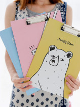 Stationery A4 vertical writing board creative office paper folder board holder student writing pad folder