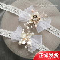 Bridesmaid wrist flower bride Korean wedding gift Mimi Sen sister hand flower sister hand flower childrens wreath flower