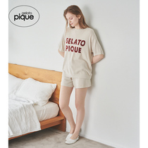 gelato pique21 fall winter new womens shorts pajama pants solid color letter milkshake home wear PWNP214079