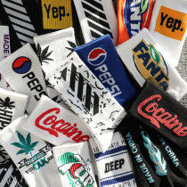 Socks mens spring summer stockings ins trendings Street deodorant mens sports students long basketball socks