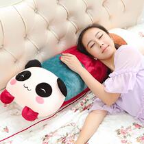 Cartoon party panda dough toy chicken long pillow single double pillow couple pillow gift