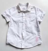 Special strong goods Italy A nil 160 beauty handsome white shirt boy S819