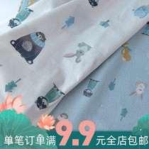 Cloth clothing cotton baby class A kindergarten bedding cute handmade childrens clothing Home cotton fabric ring bear