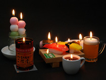 Guanrongtang incense Japanese Kameyama food series candle Aromatherapy candle