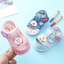 Male baby sandals cloth shoes summer 1-3 baby sandals soft bottom non-slip Princess 0-1-2 years old female baby toddler shoes Spring