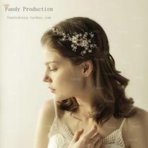 Handmade bridal headdress rhinestone wedding hairband accessories foreign trade export hot-selling models