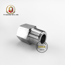 Non-calibrated pressure gauge 304 stainless steel inner and outer wire joints Metric to inch thread Reducer non-standard