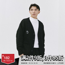 SAMESAME21AW new V-neck cotton sweater cardigan sweater men and women winter thick lazy wind coat