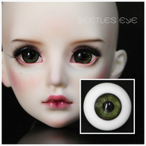 (Beetles) BJD Waves with glass eyeball black eye pattern series Olive Green W-12
