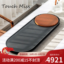 TOUCH MISS Wujinshi household tea tray Japanese simple electric Wood tea table light luxury kung fu tea set tea tray