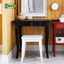 IKEA IKEA INGOLF Inge Verstool Country white antique color restaurant High stool for home sturdy makeup stool