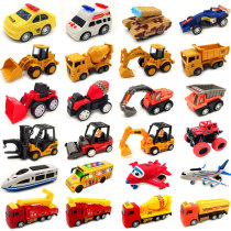 Childrens toy car Small car engineering car Back to force Inertial Endurance Plane All Types Of Car Digger Model Toy Suit